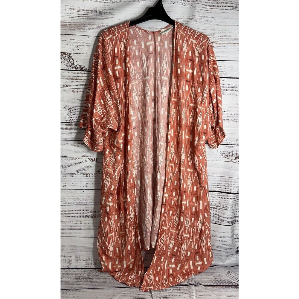Wonderly Womens Long Shawl Open Cover Up XL Hippie Hobo X Large
